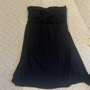 Xhilaration Swimsuit Coverup Black Size Large 66% Polyester 29% Rayon 5%!Spandex